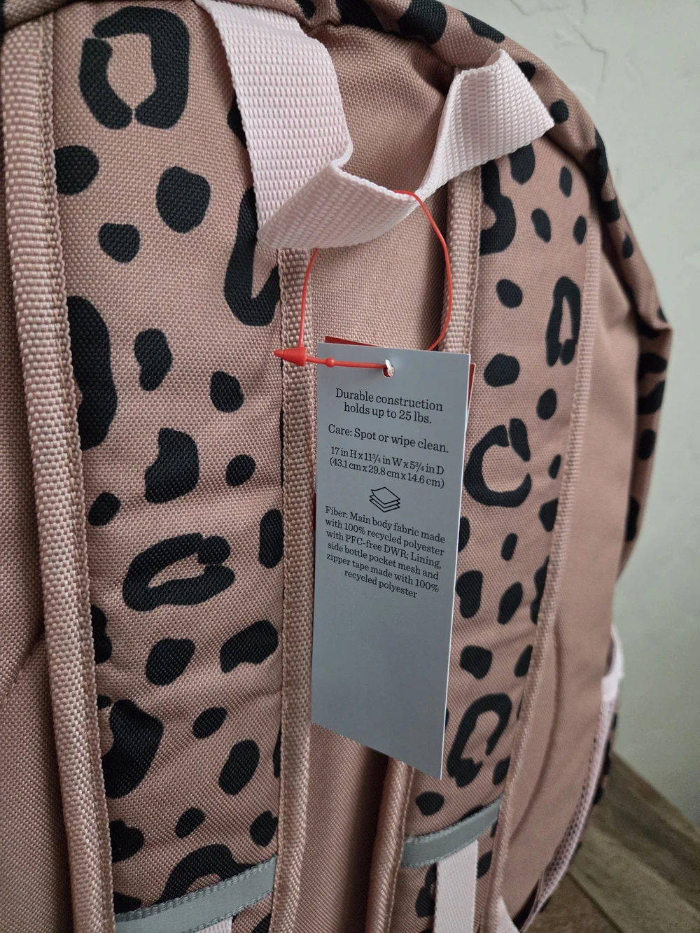 Cat & Jack Target Leopard Print Backpack with Bento Box